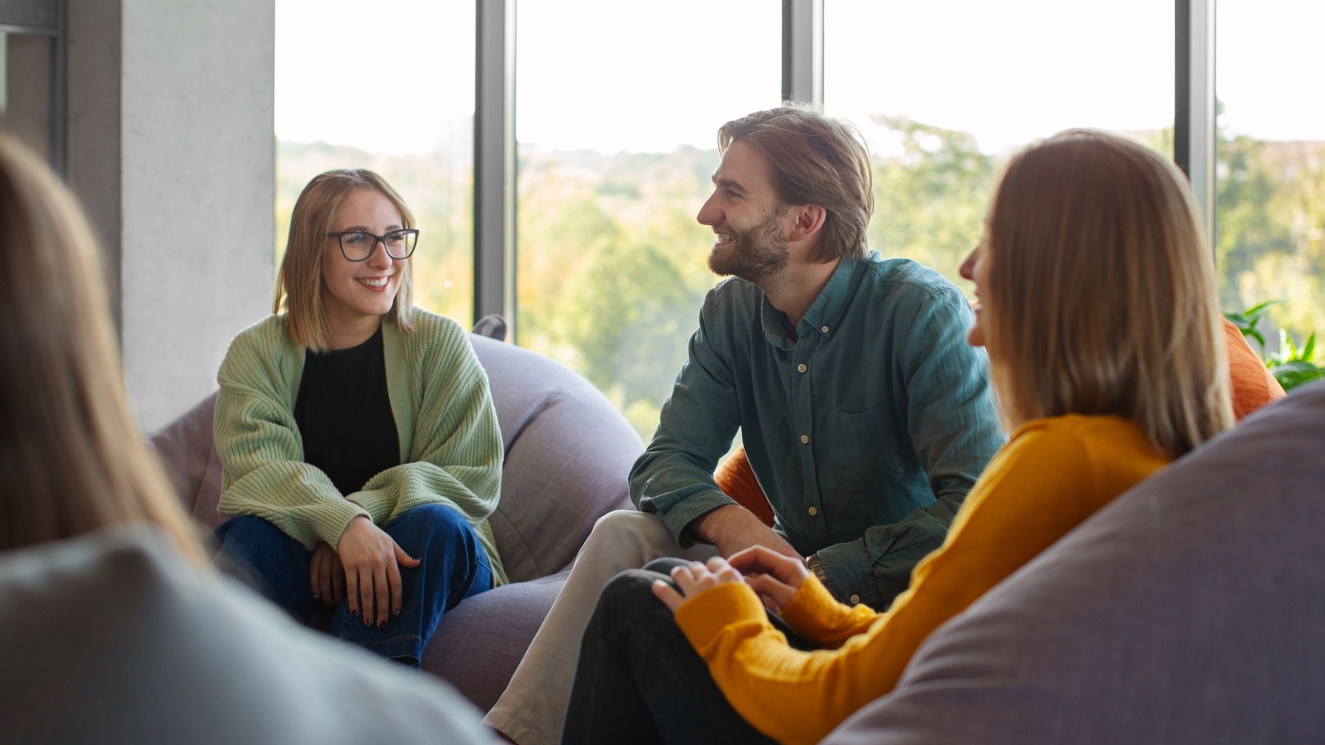 family during a therapy session