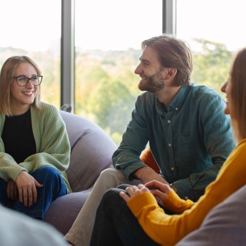 family during a therapy session